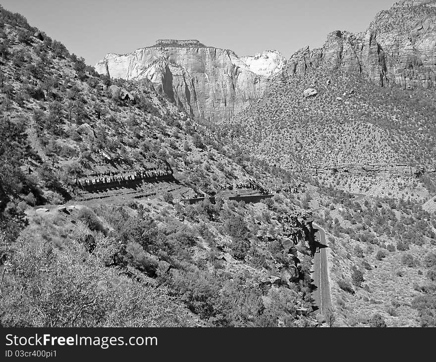 Zion National Park View, August 2004