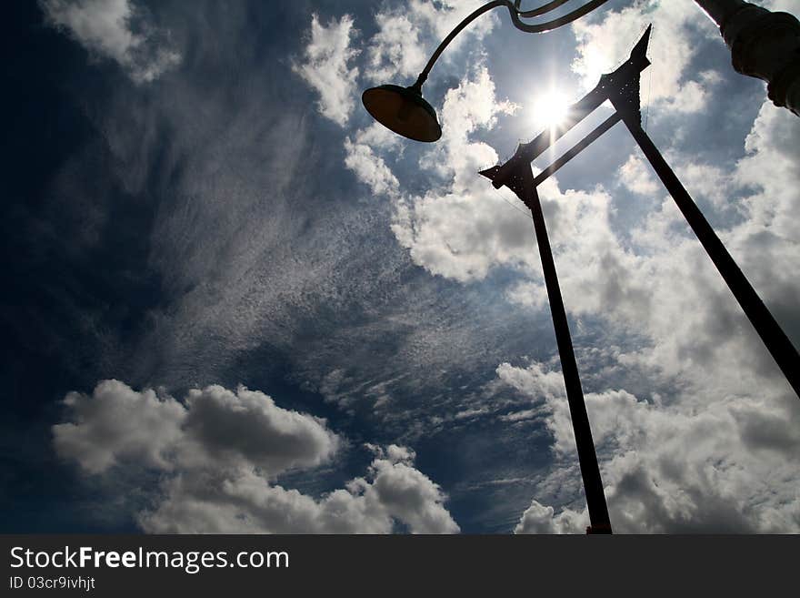 Big swing is one of landmarks in Bangkok. Big swing is one of landmarks in Bangkok