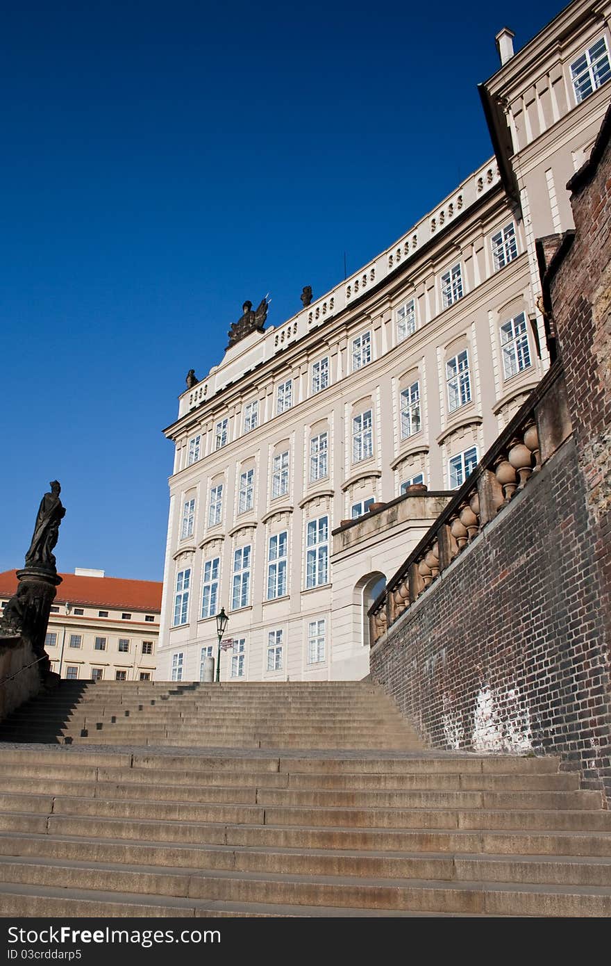 Stairs to the Prague Castle