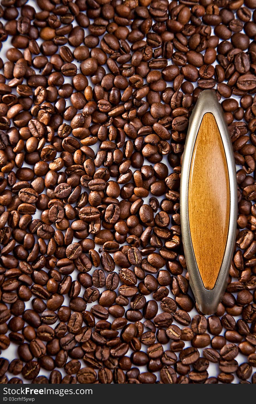 Door From Coffee Grains