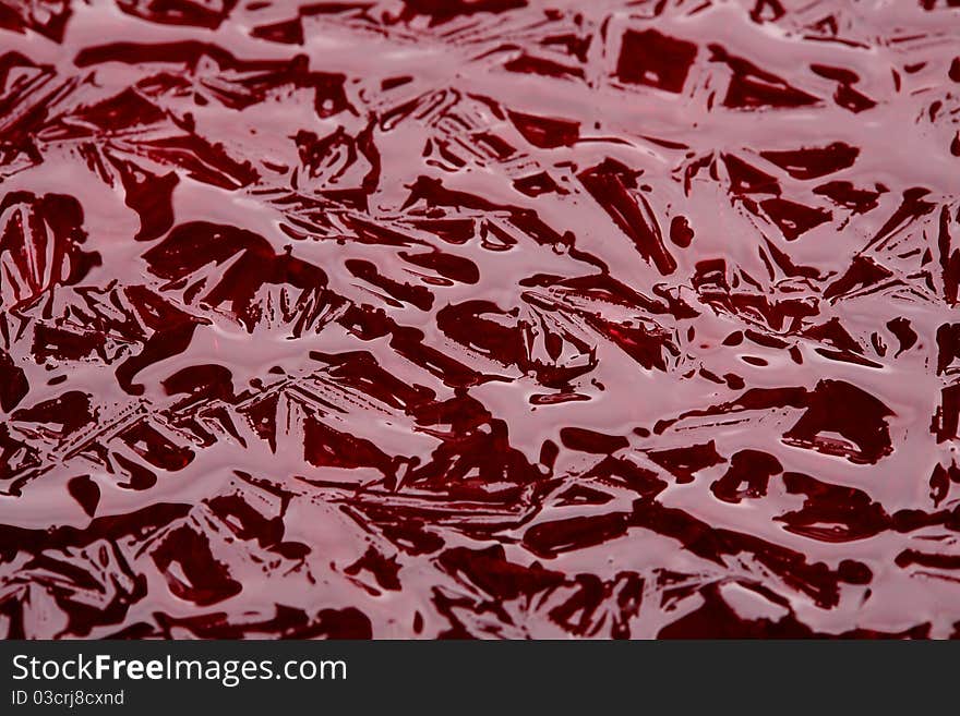 Ice-cream texture: strawberry, raspberries, cherry. Appetizing ice-cream background