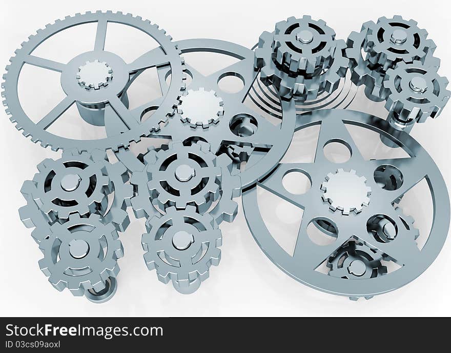 Mechanism of gears