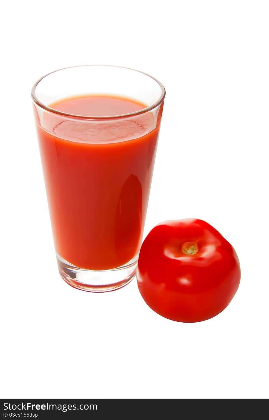 Fresh tomato ant tomato juice. Fresh tomato ant tomato juice