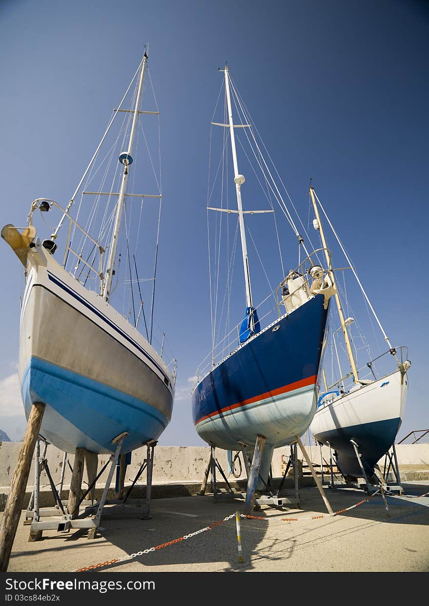 Luxury Yachts in Marina Kemer Turkey