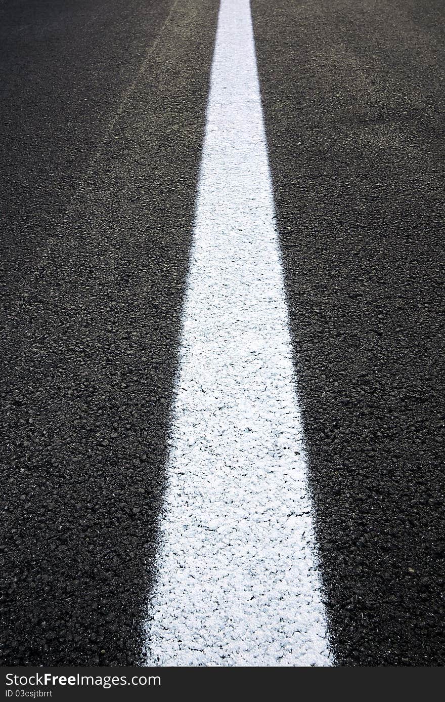 Background With Road And White Line