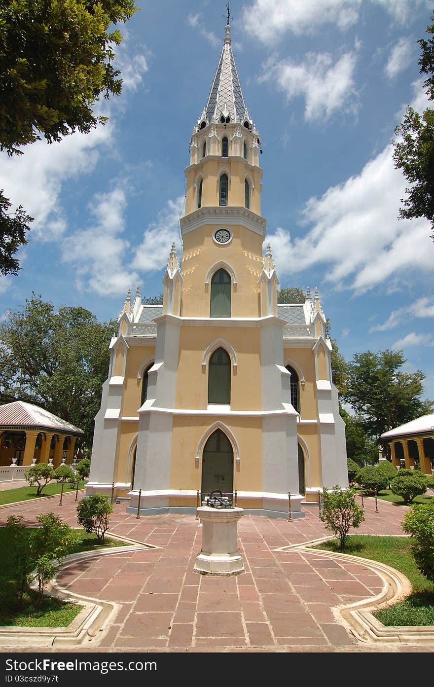 Portugal Landscape in Ayutthaya, Thailand