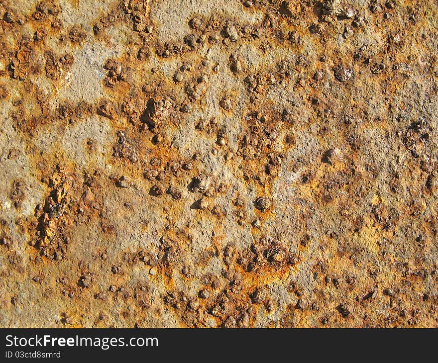 Rust brown old metal texture. Rust brown old metal texture