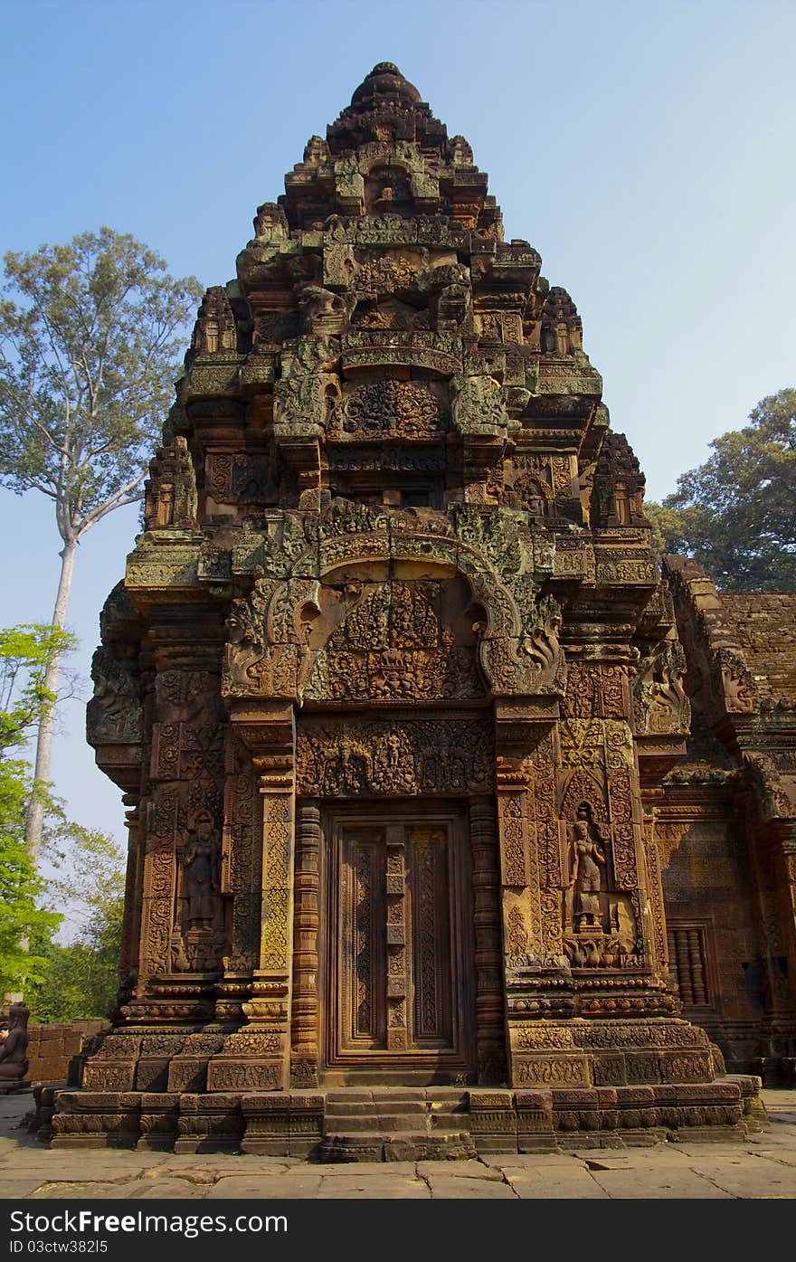 Sandstone carvings