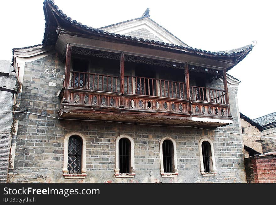 Landscape of a typical Chinese ancient building