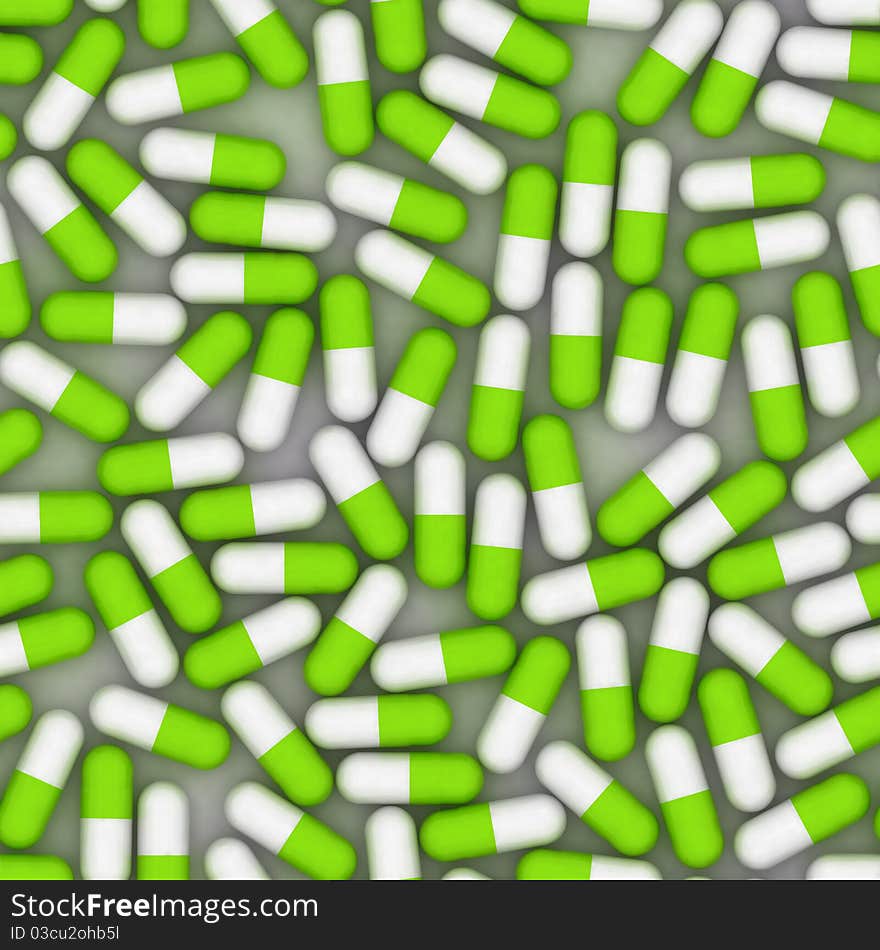 Seamless background Pills