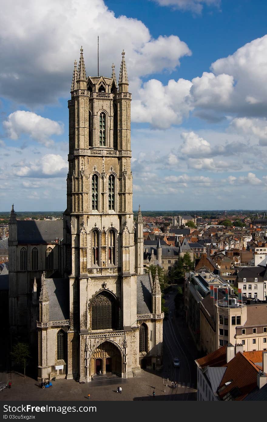 St Bavos Cathedral, Gent, Belgium. St Bavos Cathedral, Gent, Belgium