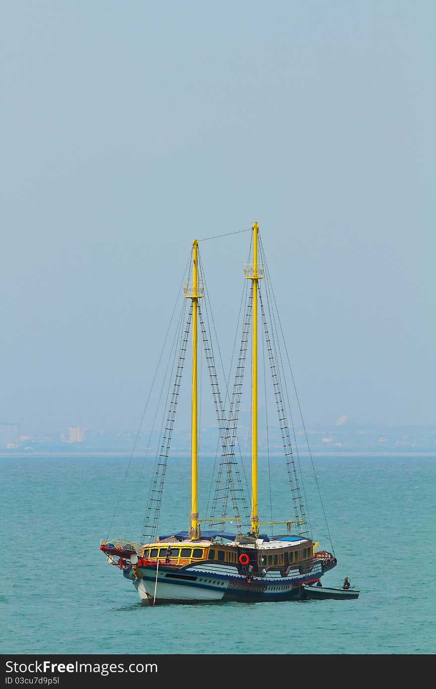 Sailboat At Phattaya Beach