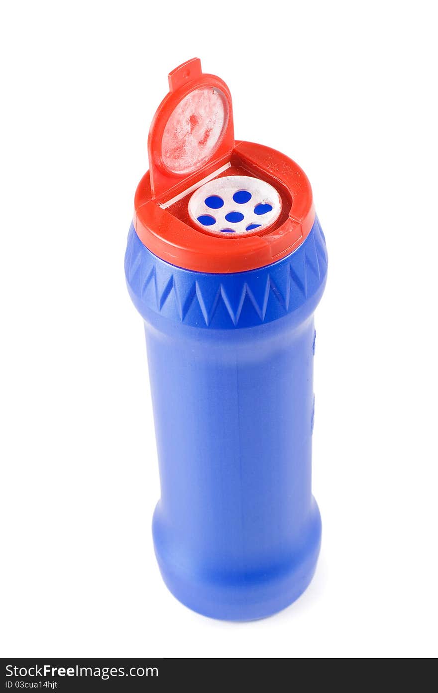 Plastic bottle isolated on a white