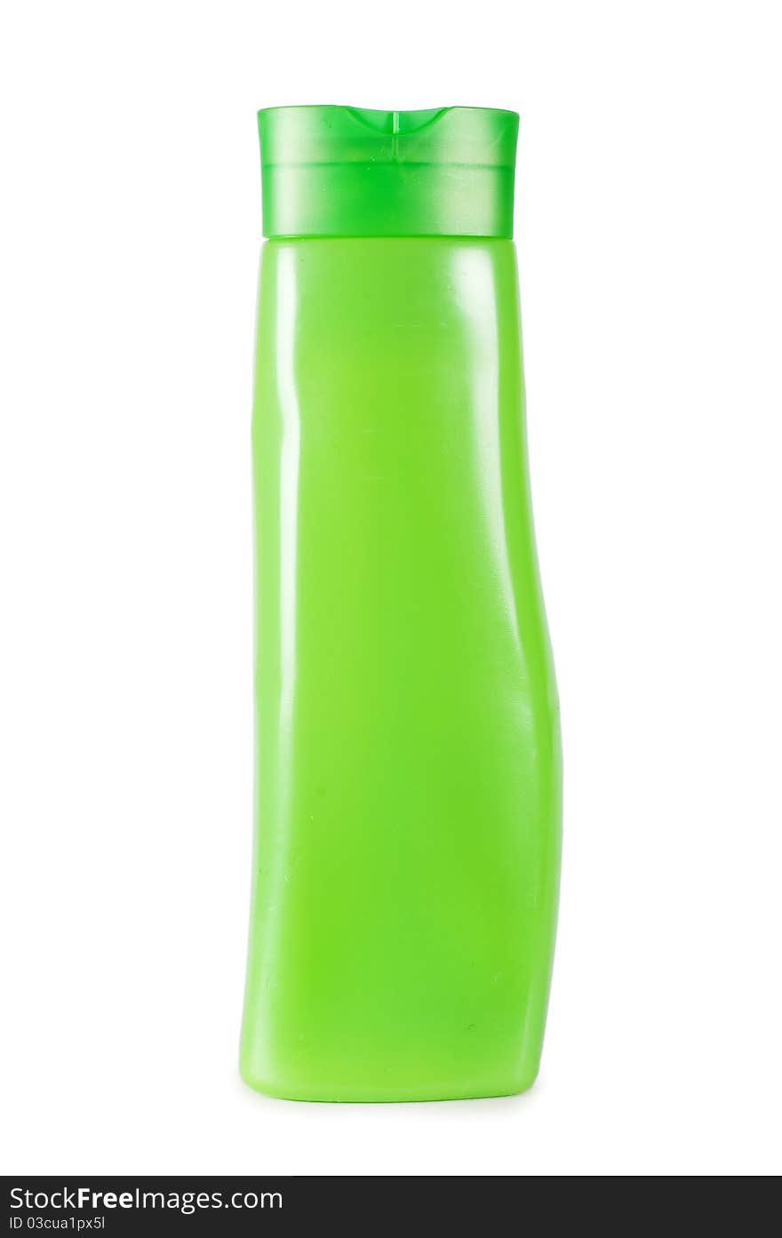 Plastic bottle isolated on a white background