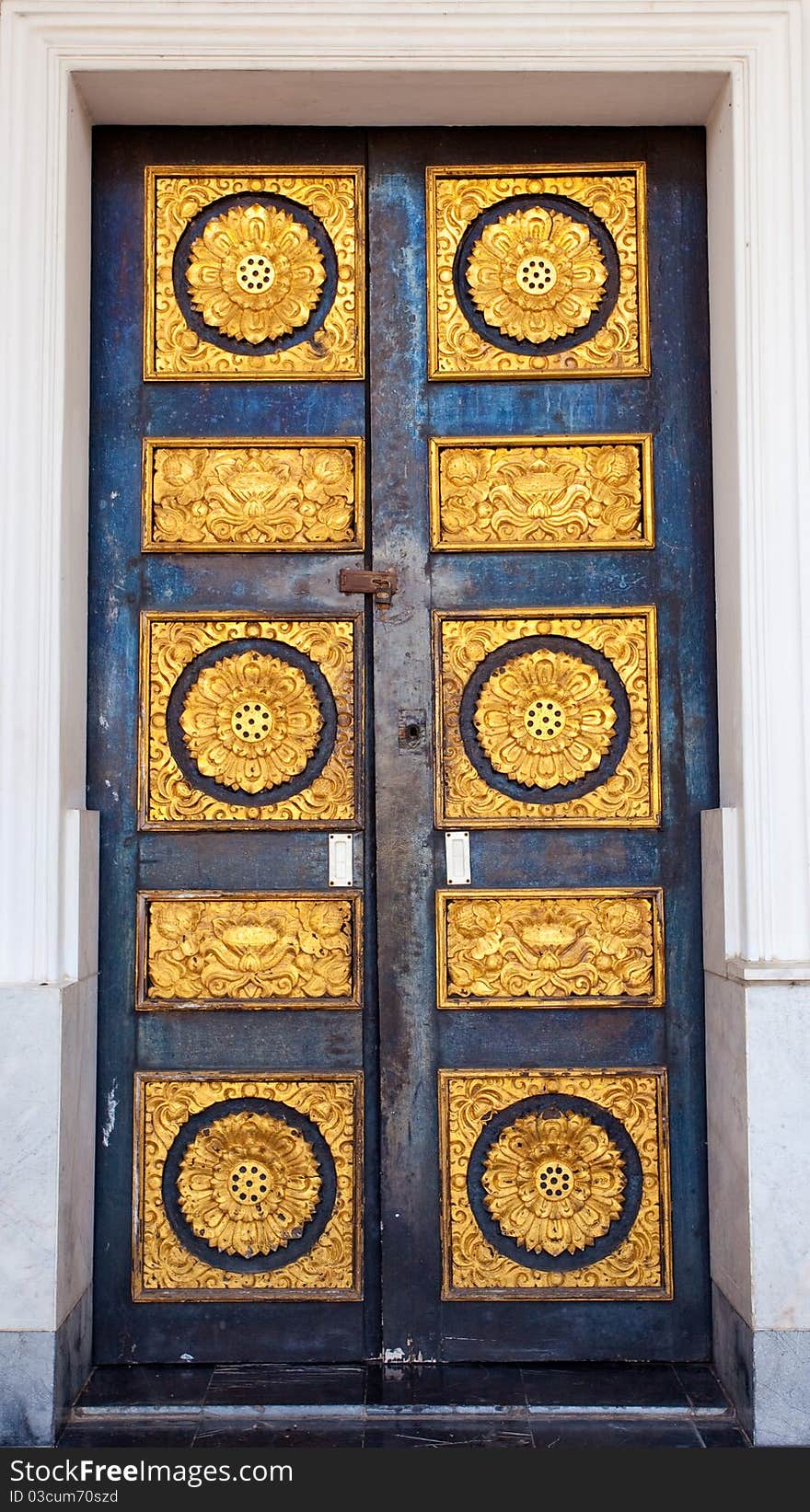 Old door of Thai style