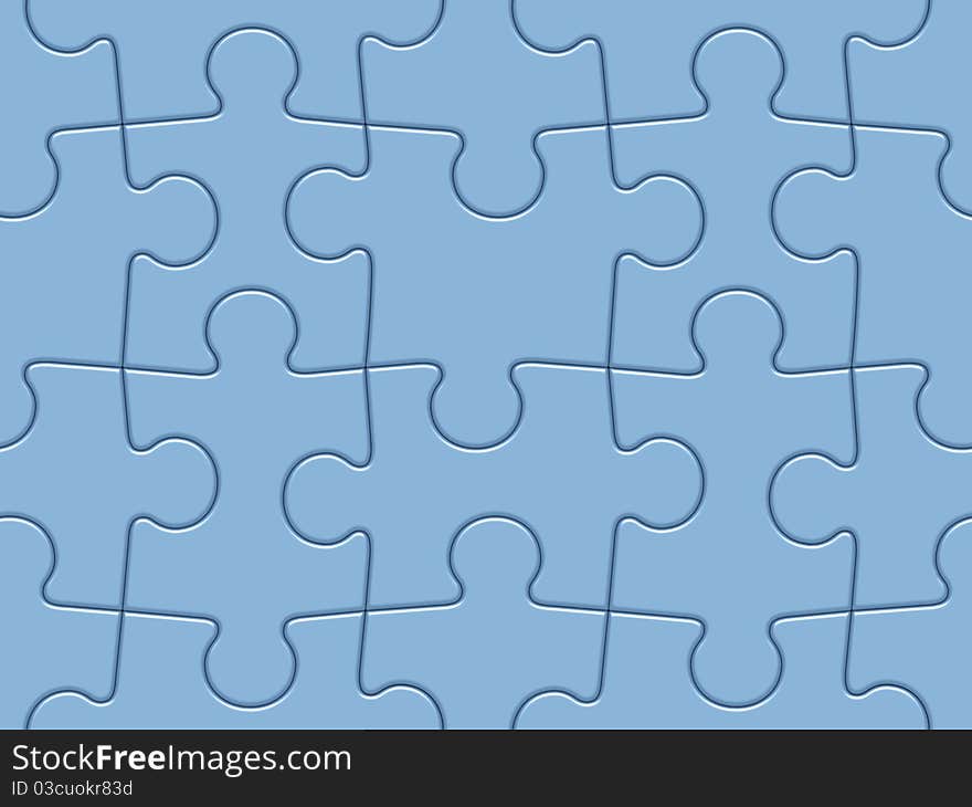 Puzzles tiled background