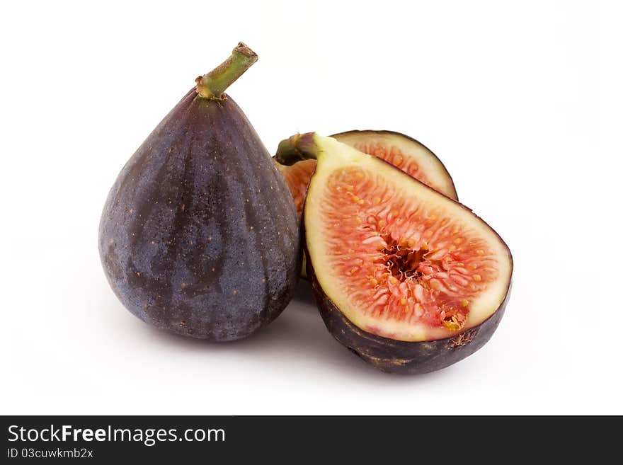 Figs isolated on white