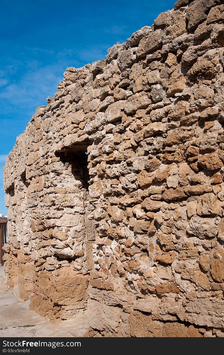 Wall Roman Amphitheater