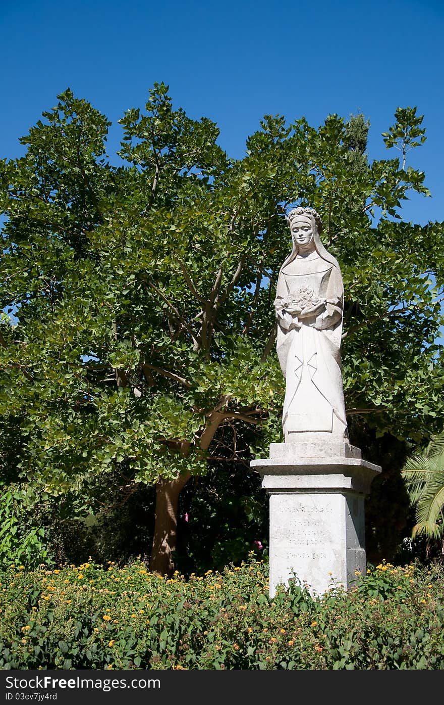 Virgin Mary in the Genoves Park, Cadiz