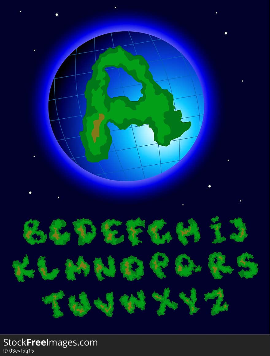 Earth alphabet