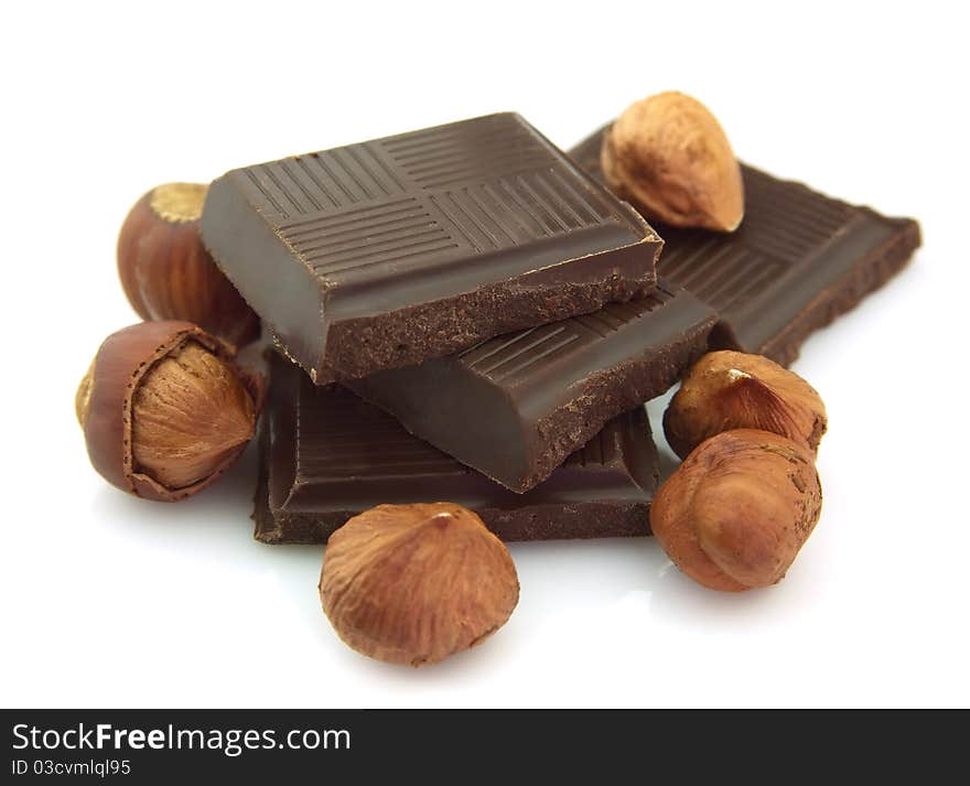 Chocolate with nuts