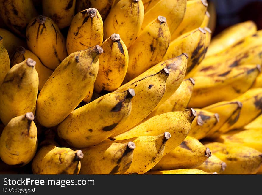 Small bananas grapes from Bali