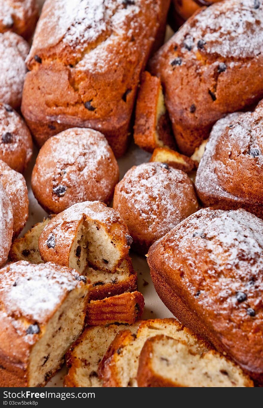 Variety of cakes