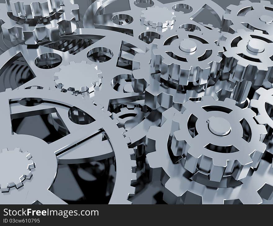 Mechanism of gears