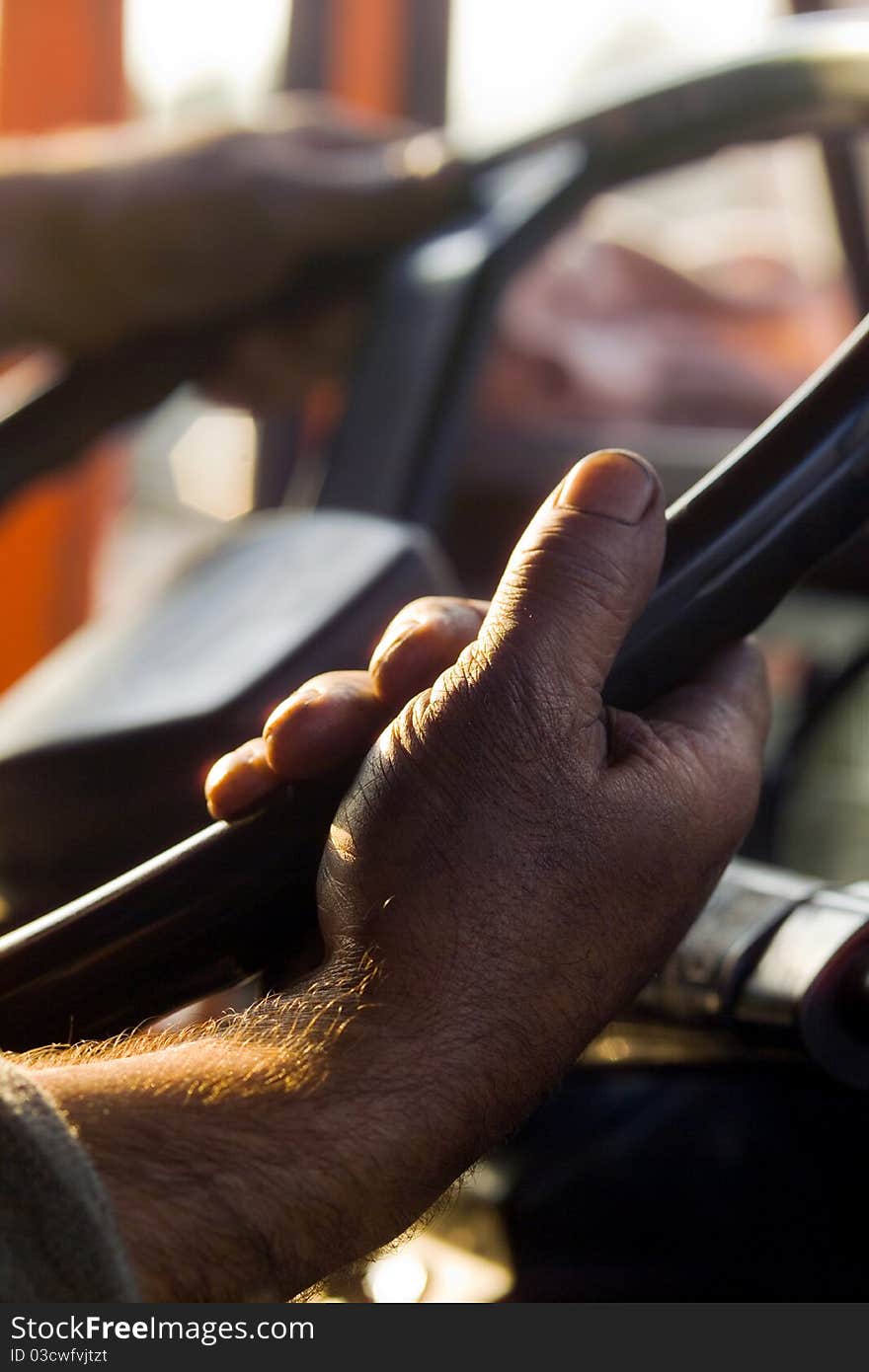 The Hands Of Men Who Are Driving