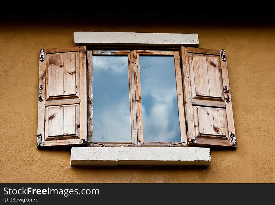 Window And Gray Clound