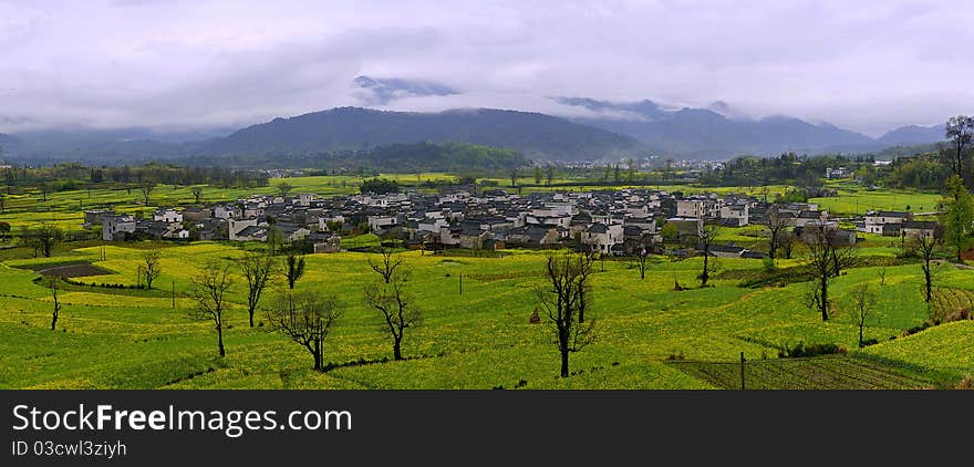 This is a village in southern China. This is a village in southern China