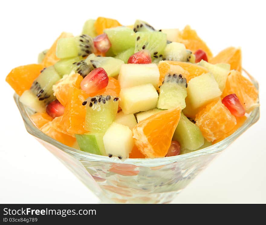 Salad from fresh fruit