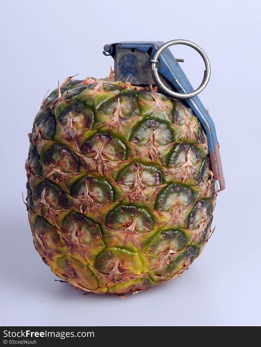 A pineapple grenade - just bursting with flavour.