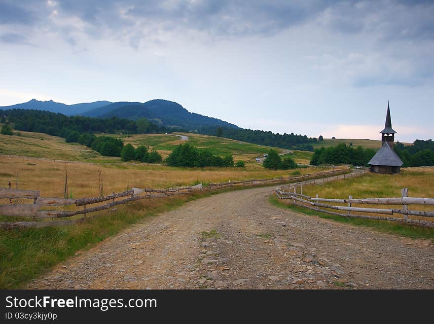 Countryside landscape