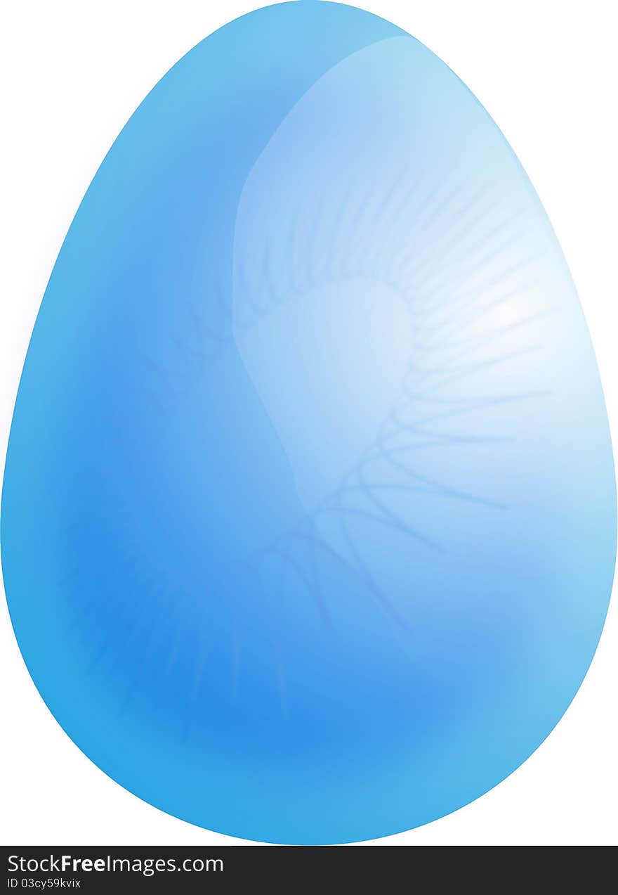 Glass Easter Egg