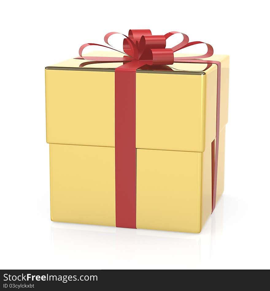 Golden Gift Box