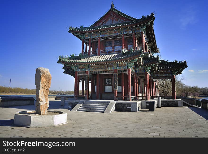 Beijing Summer Palace Chineses Pavilion