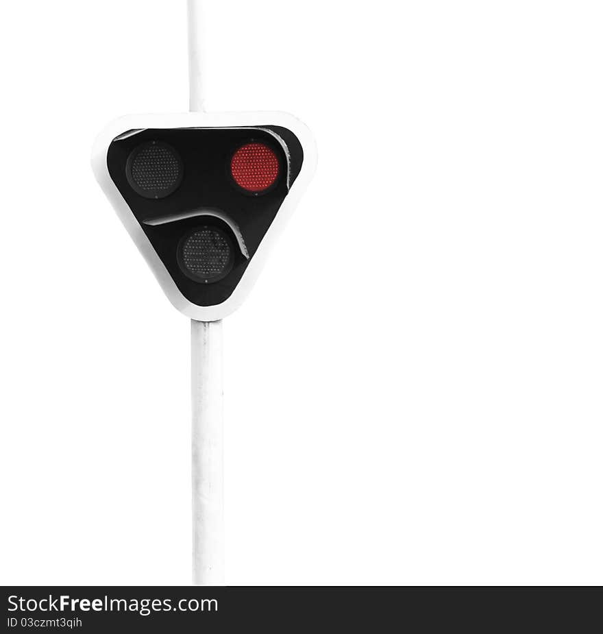 Red signal light (suburban train)