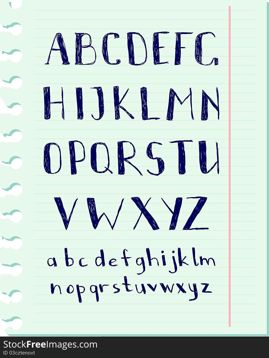 Pen alphabet