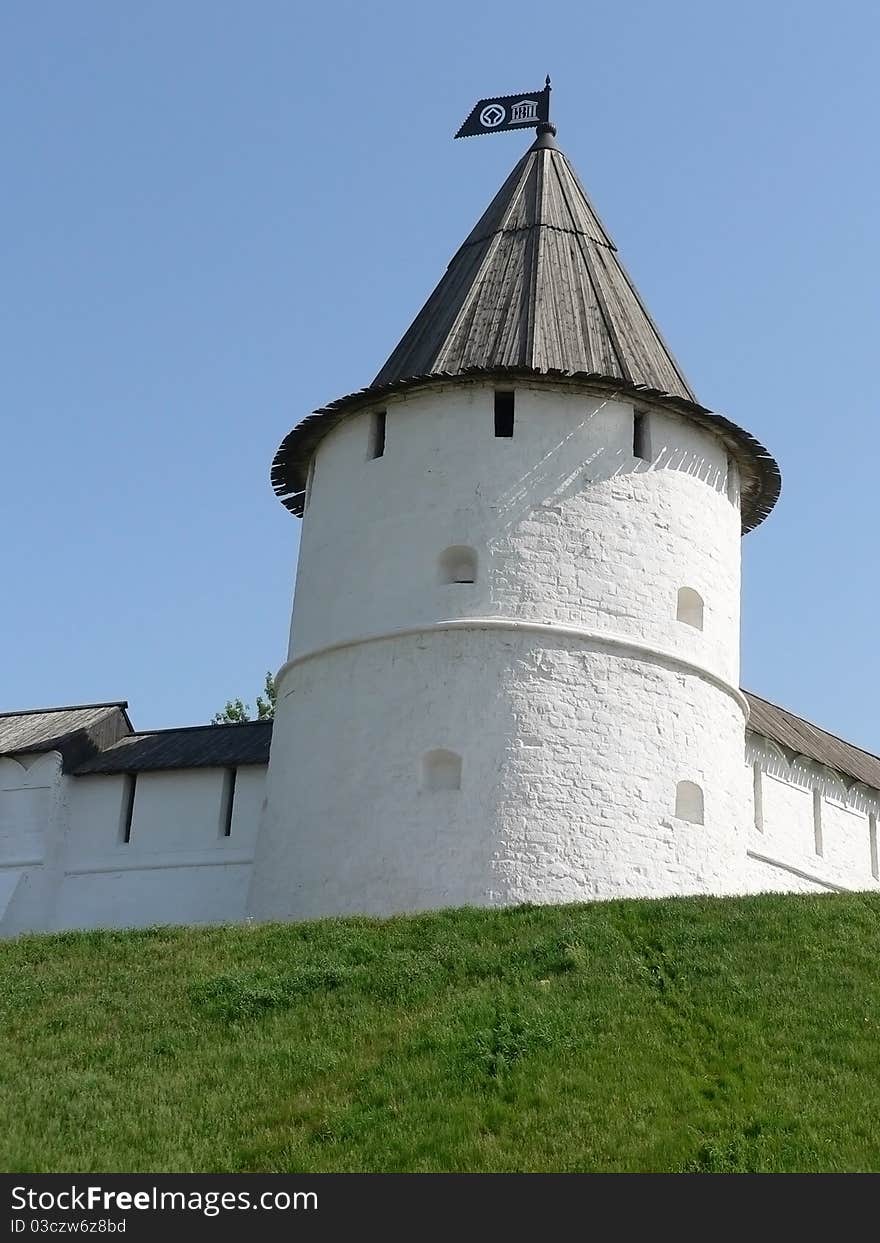 Angular tower of the Kazan Kremlin