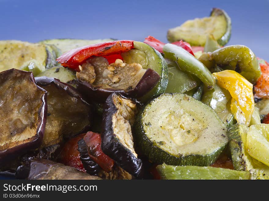 Mixed grilled vegetables