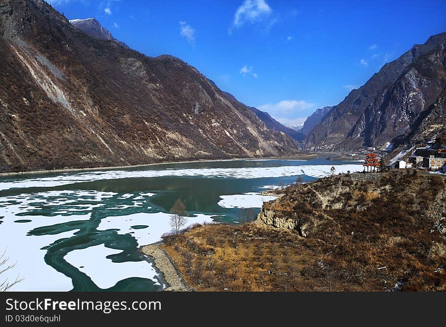 Lakes and Mountains, Sichuan, China