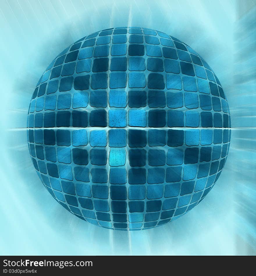 Abstract: vector blue global texture. Abstract: vector blue global texture