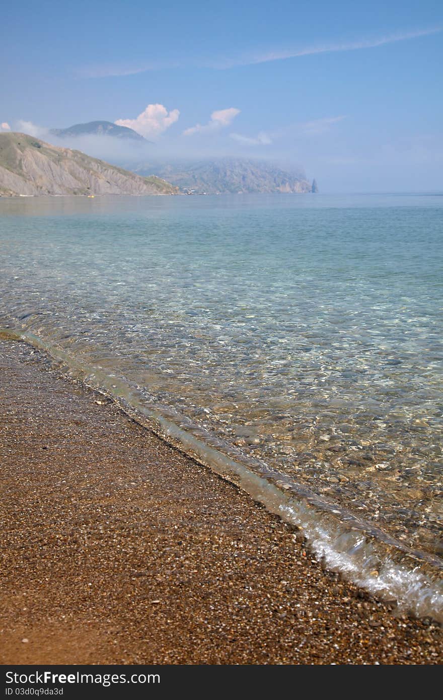 Stones on the sea coast