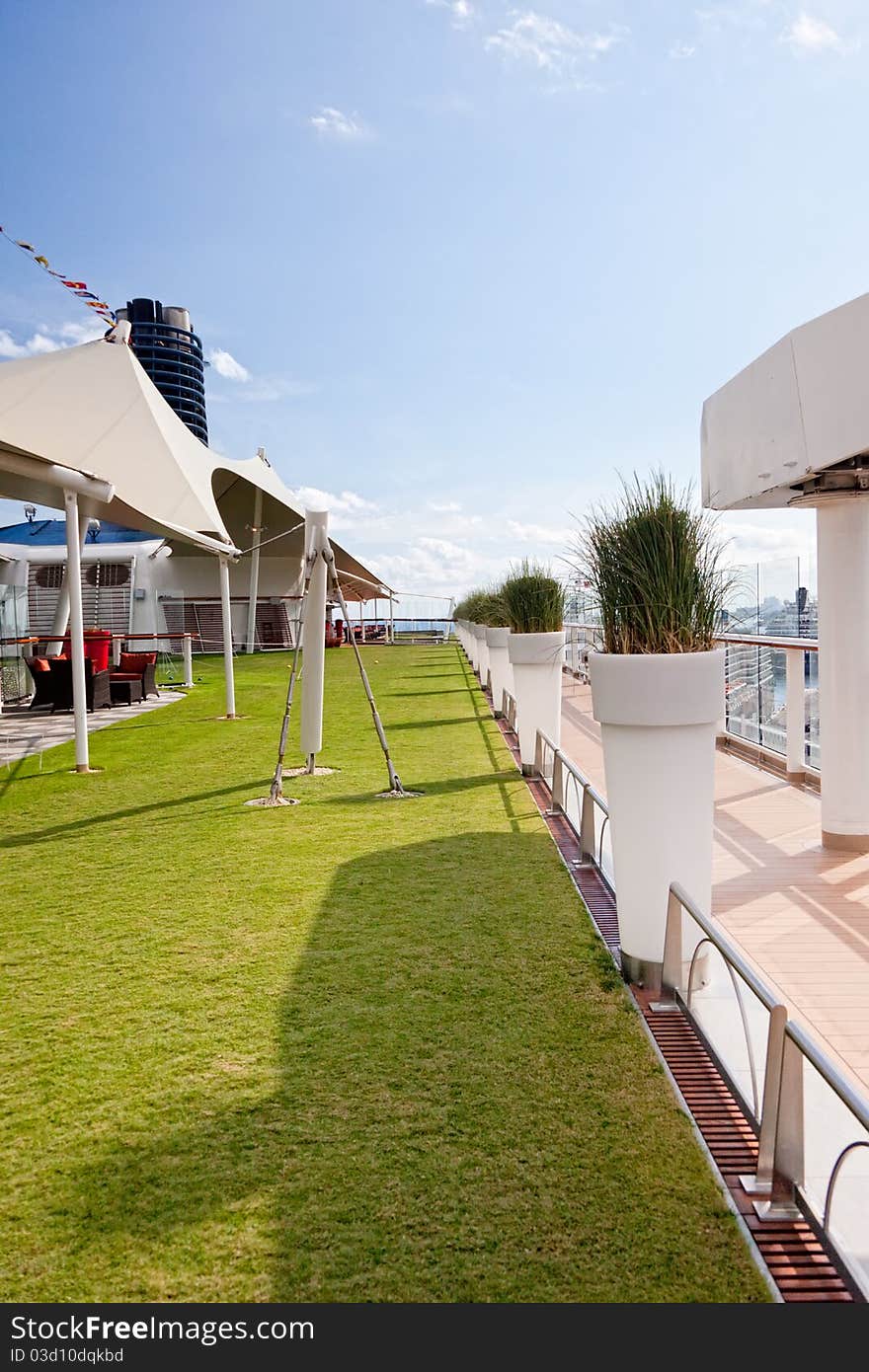 Putting Green On Cruise Ship