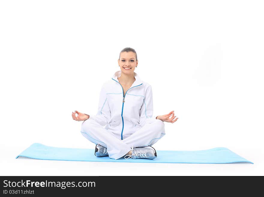 Young Woman Doing Yoga