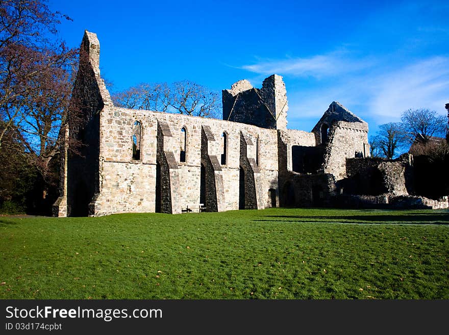 The ruins of this Cistercian Abbey church and living quarters are one of the best examples of Anglo-Norman religious architecture in Northern Ireland. Affreca, daughter of the King of Man and wife of John de Courcy, the Anglo-Norman invader of East Ulster, founded the abbey in 1193. The ruins of this Cistercian Abbey church and living quarters are one of the best examples of Anglo-Norman religious architecture in Northern Ireland. Affreca, daughter of the King of Man and wife of John de Courcy, the Anglo-Norman invader of East Ulster, founded the abbey in 1193.