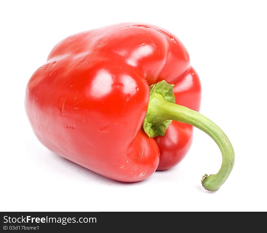 Isolated red bellpepper