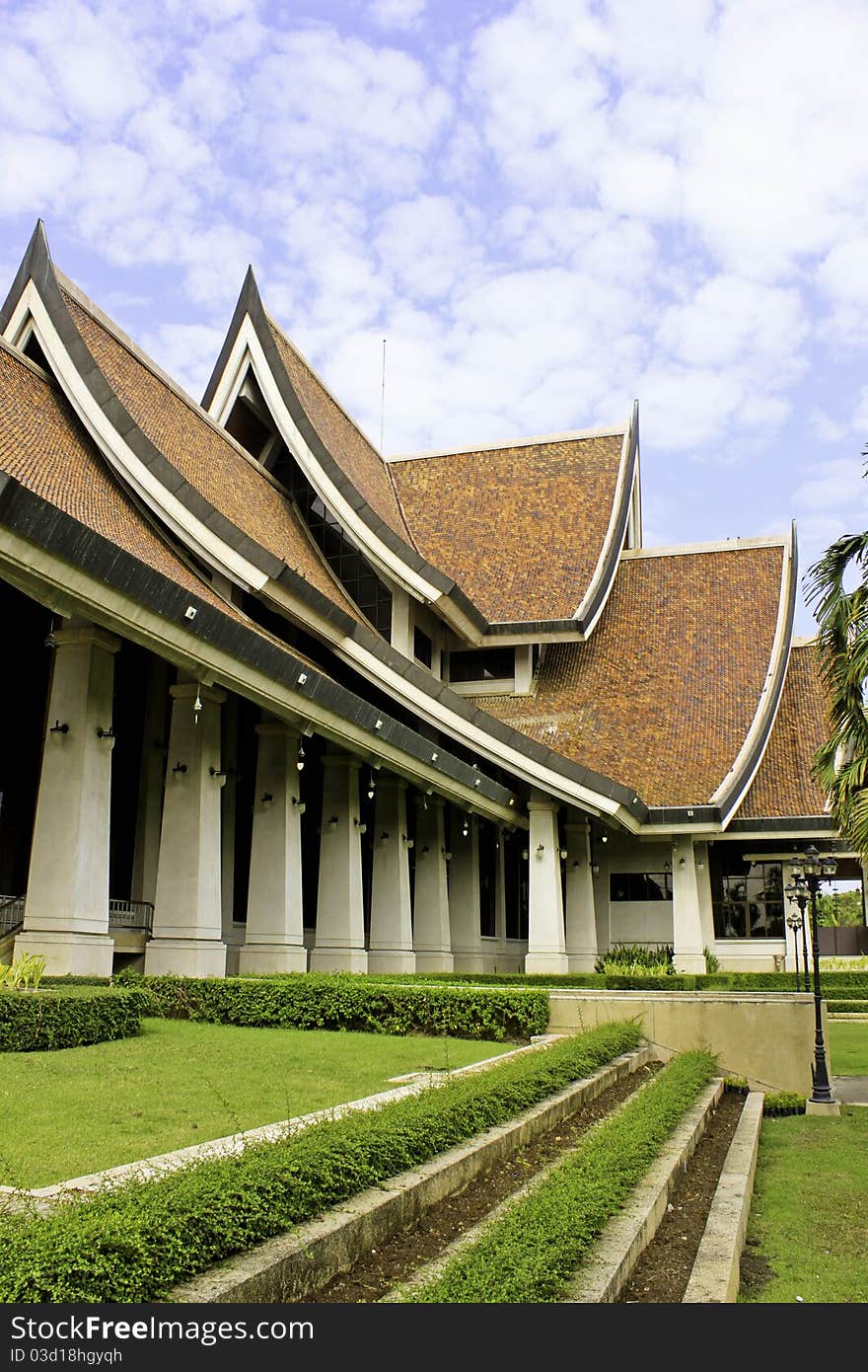 Exhibition building.