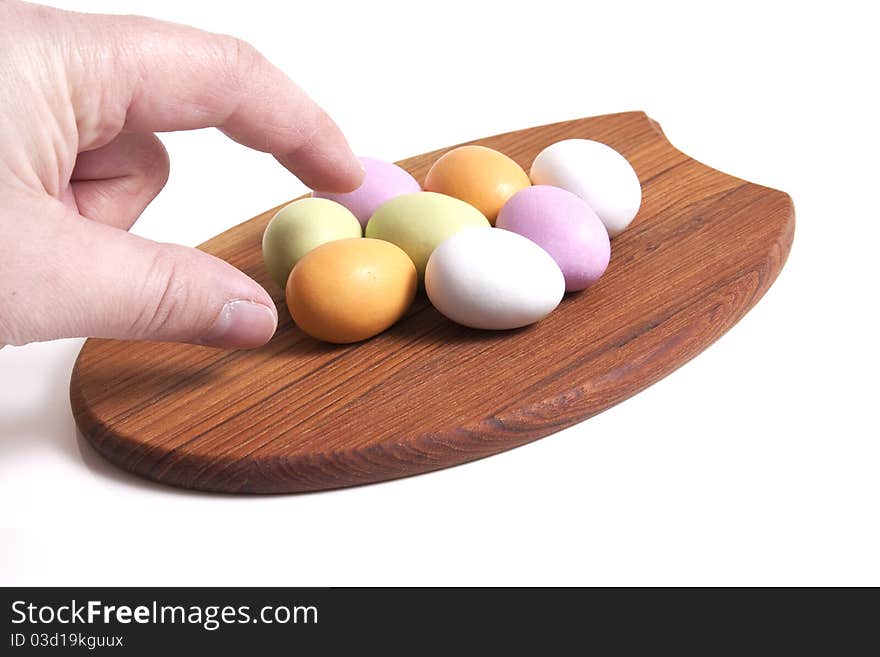 The sweet Easter - marzipan eggs